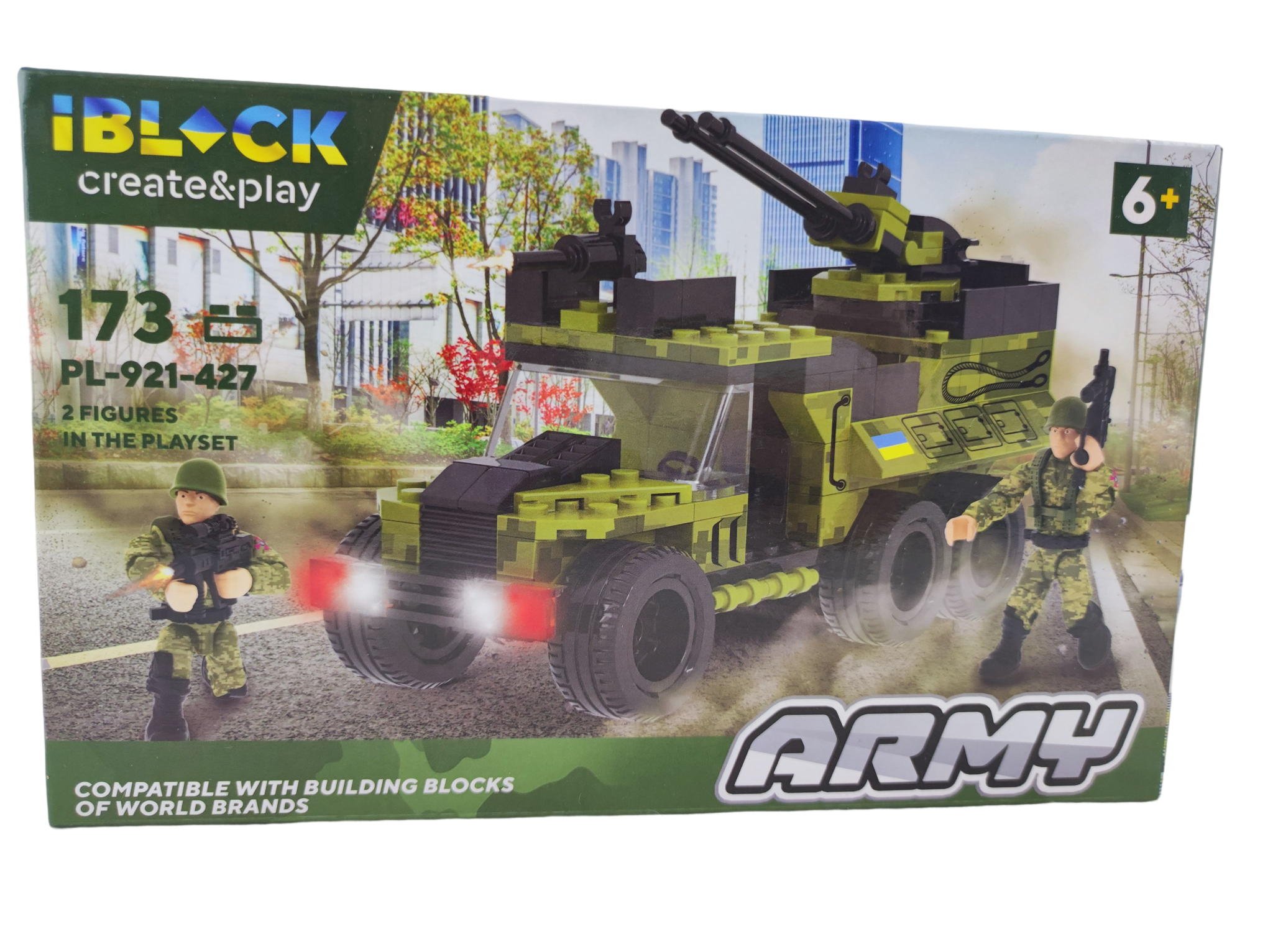 Конструктор Iblock Військова техніка PL-921-427 173 деталей (137681-2)