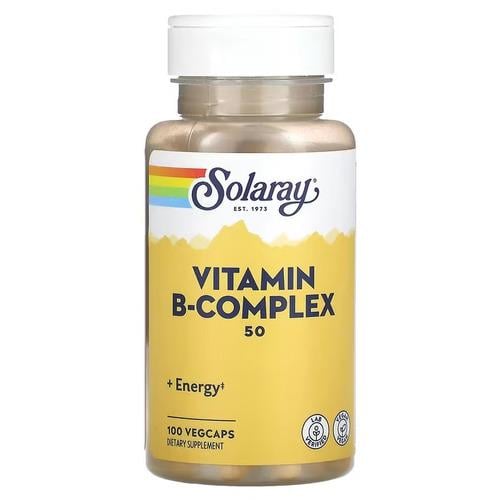 Комплекс витаминов группы В Solaray Vitamin B-Complex 50 мг 100 VegCaps (SOR-04271)