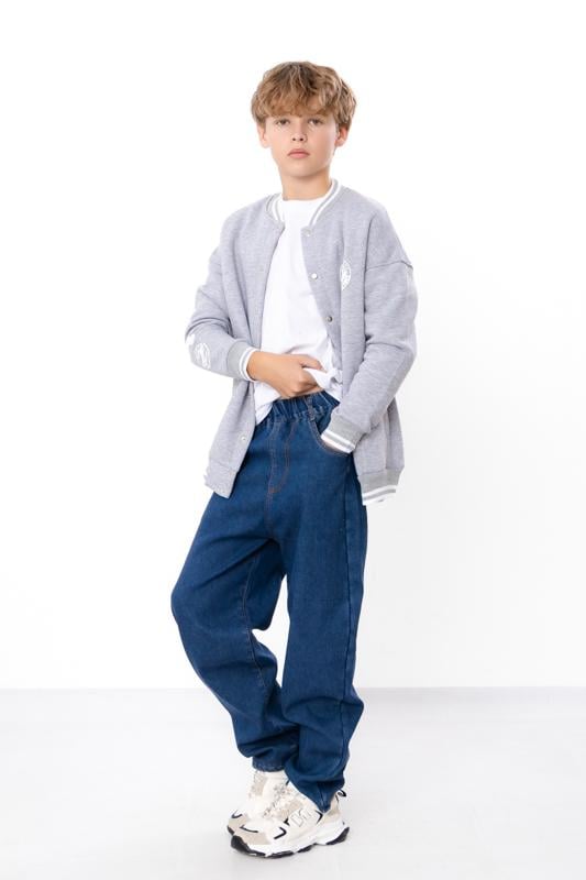 Джинси зимові для хлопчика Носи Своє на флісі Баггі р. 24 Синій (14307)