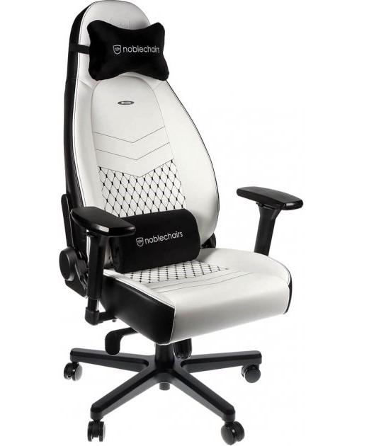 Кресло для геймеров Noblechairs Icon White/Black (10441356) - фото 4