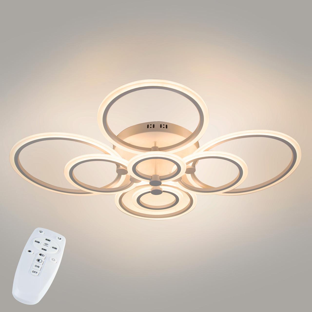 Люстра LED потолочная Sunlight 5333/2+2+2+2 Белый (2029292909)