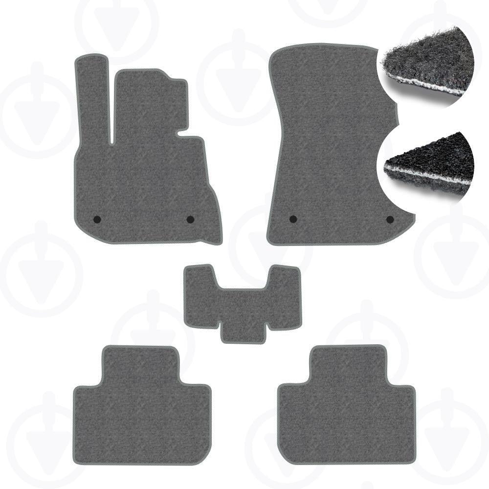 Комплект килимків до салону Star-Tex на BMW X3 G01 2017- текстиль/Ciak Сірий (10253-62-06-08)