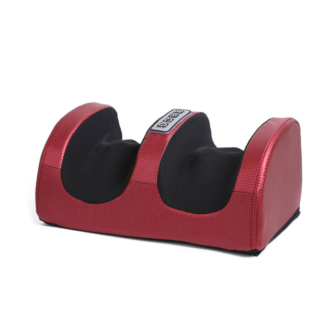 Массажер роликовый вибрационный с подогревом для ног Красный (176130057238)