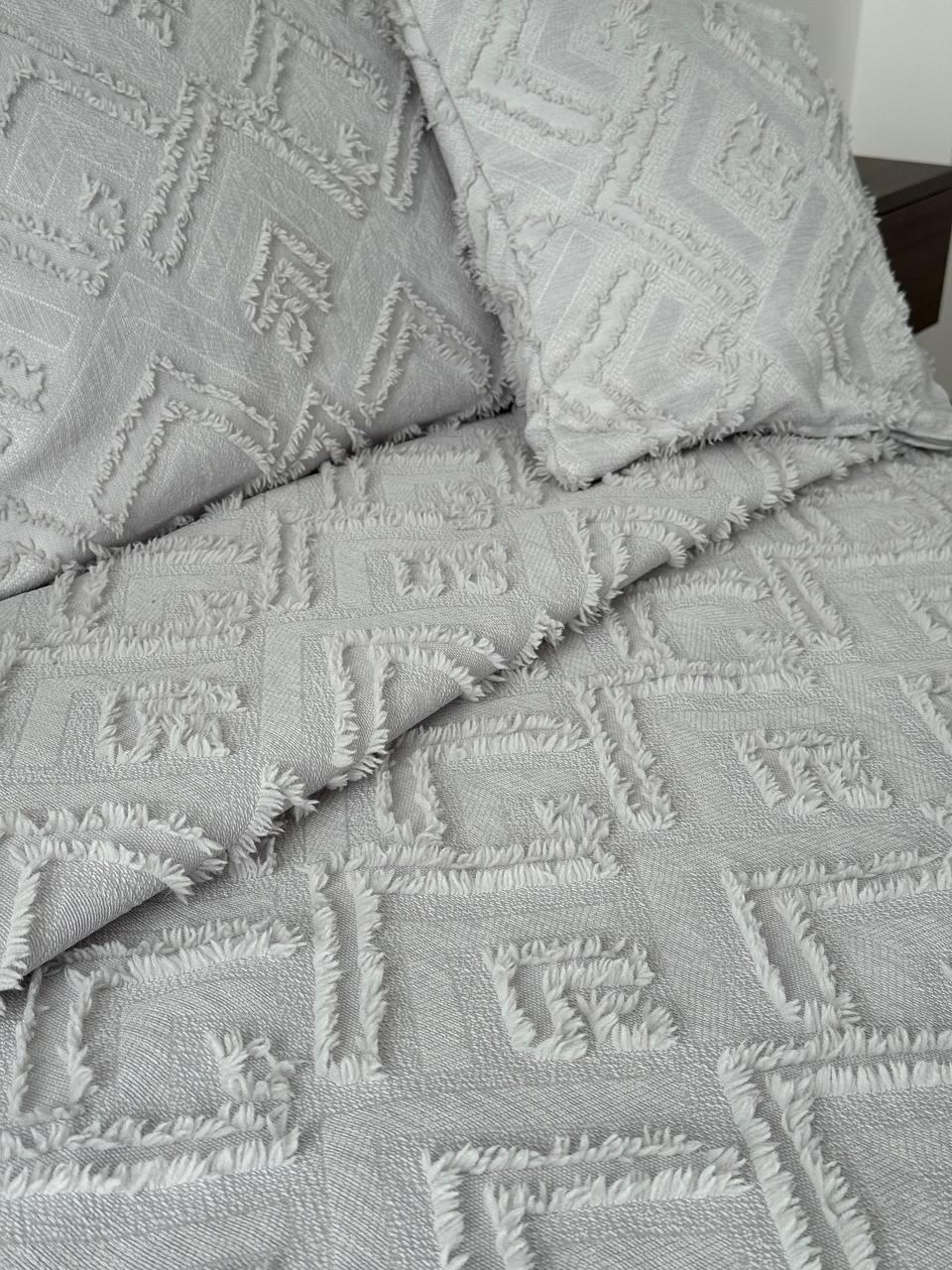 Покривало Бйорк 240x250 см Сірий (23743-8-240x250cm) - фото 9 Покривало Бйорк 240x250 см Сірий (23743-8-240x250cm) - фото 9