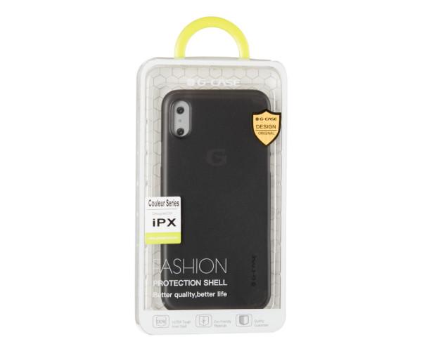 Чехол-накладка G-Case Couleur Series PP 0.3mm для iPhone X Зеленый - фото 3