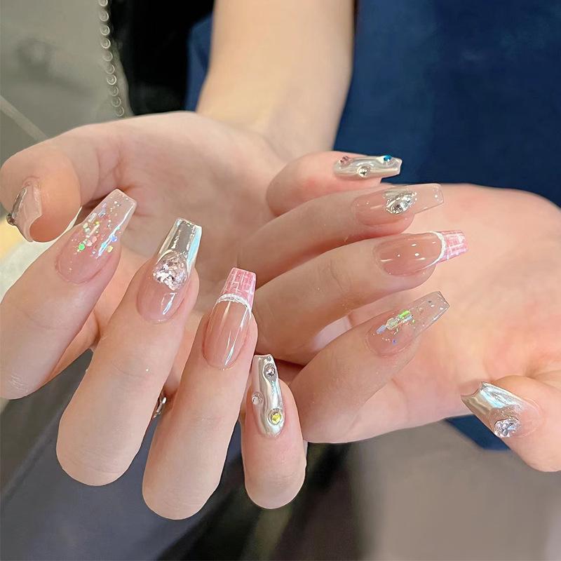 Накладные ногти с клеем Bananahall 24 шт. LK15284 Розовый (A9864) - фото 2 Накладные ногти с клеем Bananahall 24 шт. LK15284 Розовый (A9864) - фото 2