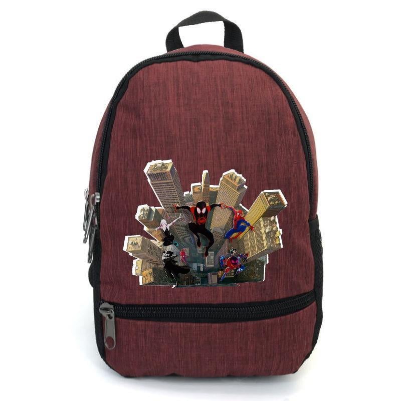 Школьный рюкзак подростковый Cappuccino Toys с принтом Spiderman-005 12,5 л Красный (1558626767)