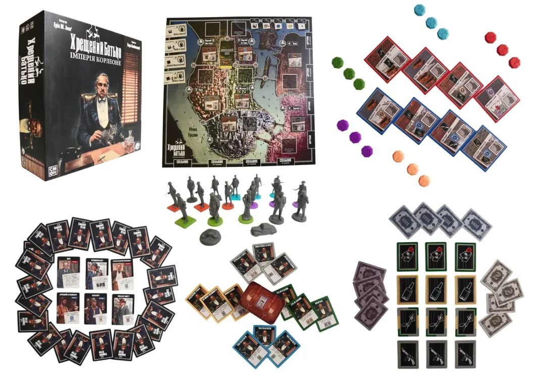 Настільна гра ХРЕЩЕНИЙ БАТЬКО Імперія Корлеоне (pi013) - фото 8
