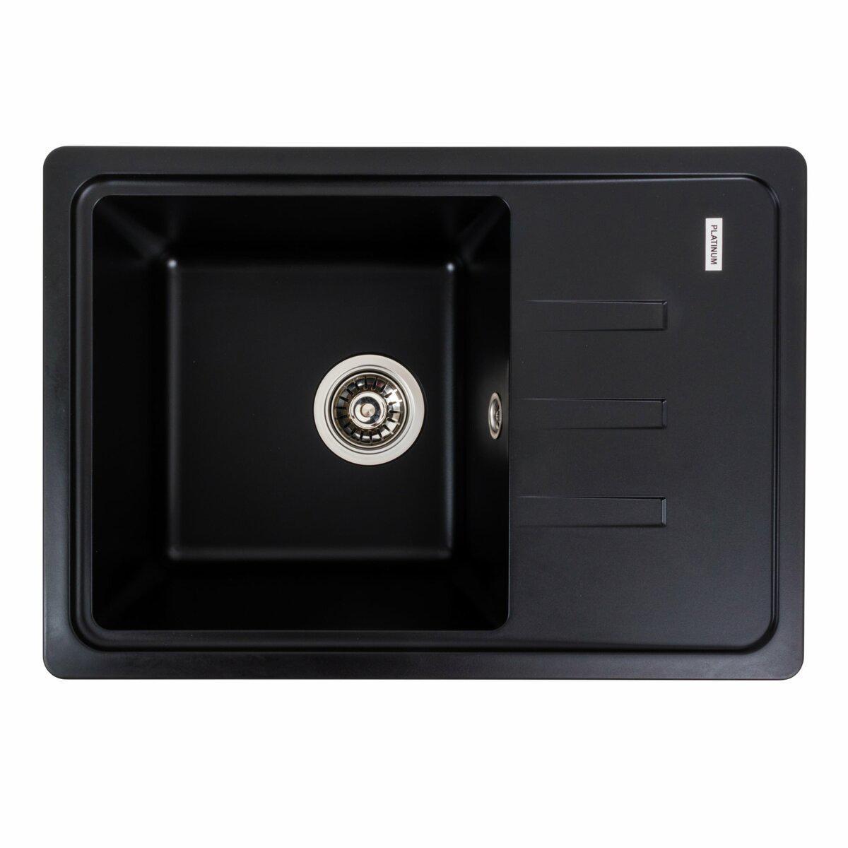 Мойка для кухни гранитная Platinum 6243 LIANA Черный (PLTM-SP000026566) Мойка для кухни гранитная Platinum 6243 LIANA Черный (PLTM-SP000026566)