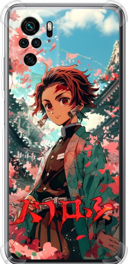 Чехол на Xiaomi Redmi Note 10 Tanjiro Kamado (6132sp-2277-42517)