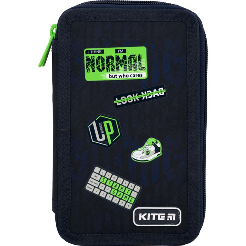 Пенал без наполнения Kite Tagline 2 отделения (K22-623-2)