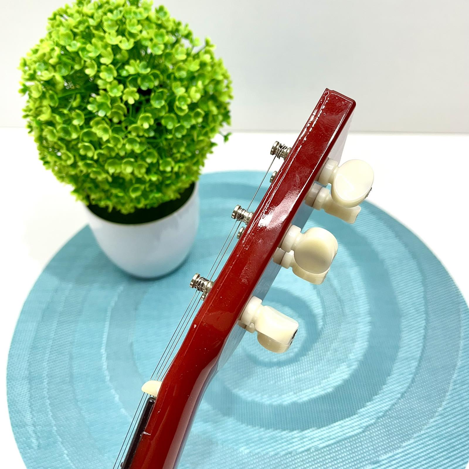 Гитара деревянная детская 6 струн Красный (M 1369) - фото 7