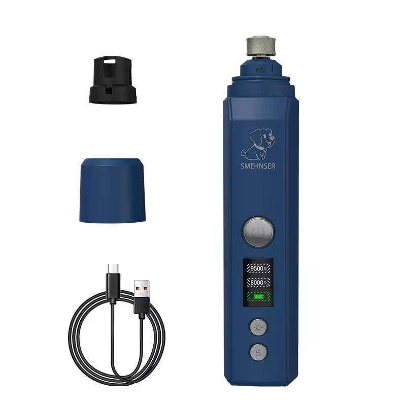 Пилка для когтей собак и кошек SMEHNSER M6 электрическая Синий (2324) Пилка для когтей собак и кошек SMEHNSER M6 электрическая Синий (2324)