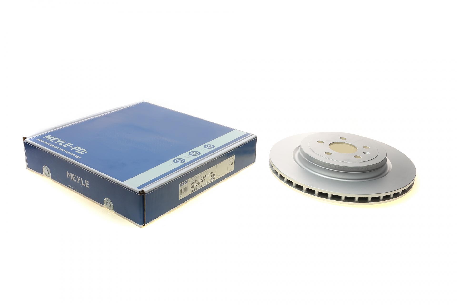 Диск тормозной задний Meyle Tesla Model S Electric 12-365x26 мм (70-83 523 0001/PD MEYLE)