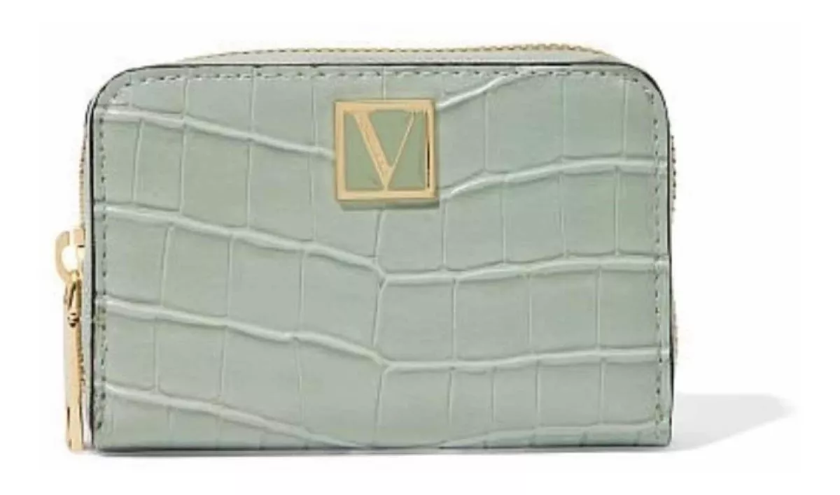 Гаманець Victoria's Secret Small Wallet with Zip Оливковий (23119978)