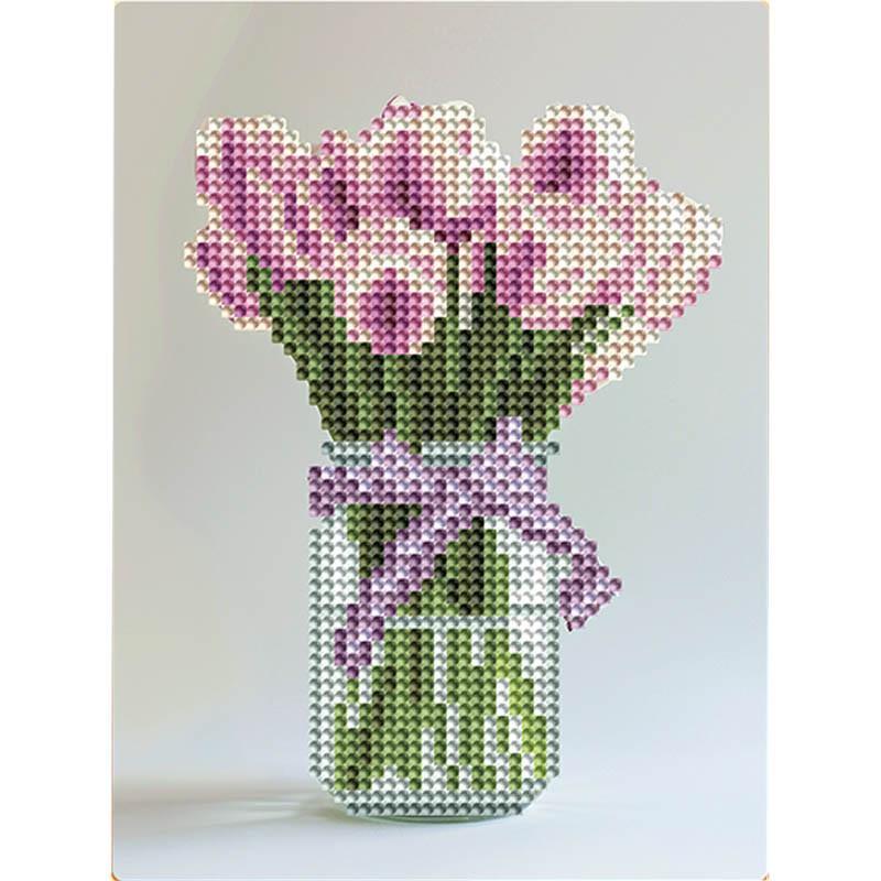Алмазная мозаика Brushme Тюльпаны в весе с мольбертом 17х22,5 см (DM3001) Алмазная мозаика Brushme Тюльпаны в весе с мольбертом 17х22,5 см (DM3001)
