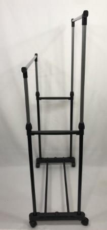 Стойка-вешалка Double Pole для одежды 5 вешалок Black - фото 8 Стойка-вешалка Double Pole для одежды 5 вешалок Black - фото 8