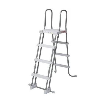 Драбина для басейну Intex 28076 зі знімними сходинками та майданчиком для басейнів до 122 см (25333806)
