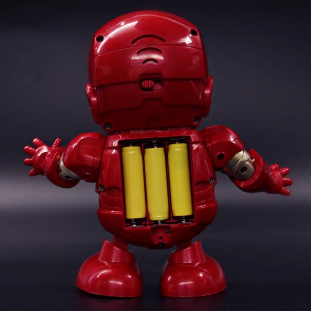 Интерактивная игрушка Sunroz Dance Super Hero Iron Man танцующий робот - фото 4