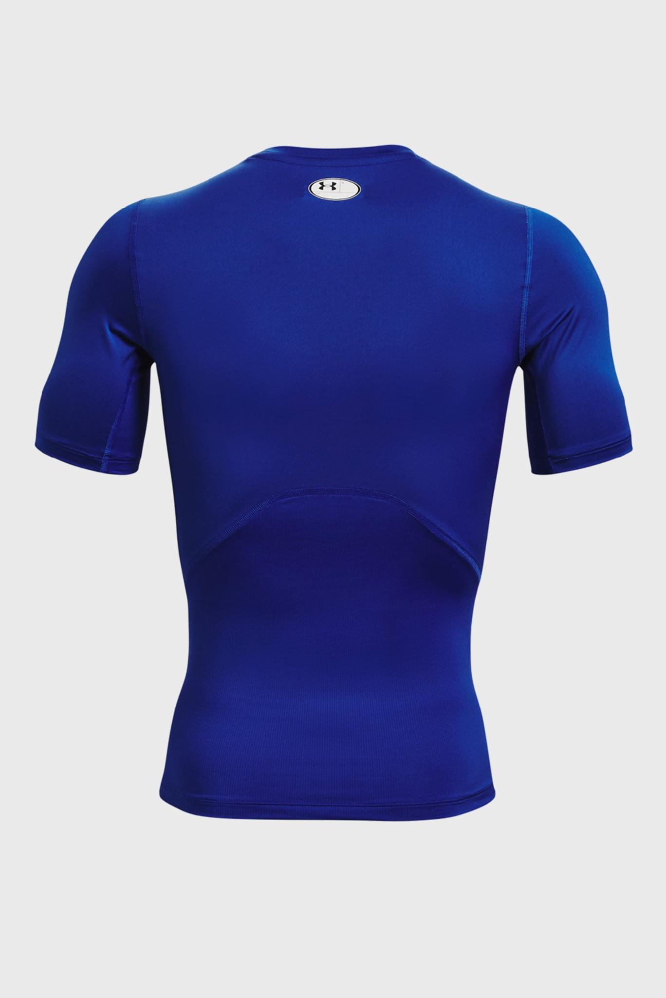 Футболка мужская UA HG Armour Comp SS L Синий (1361518-400 L) - фото 6 Футболка мужская UA HG Armour Comp SS L Синий (1361518-400 L) - фото 6