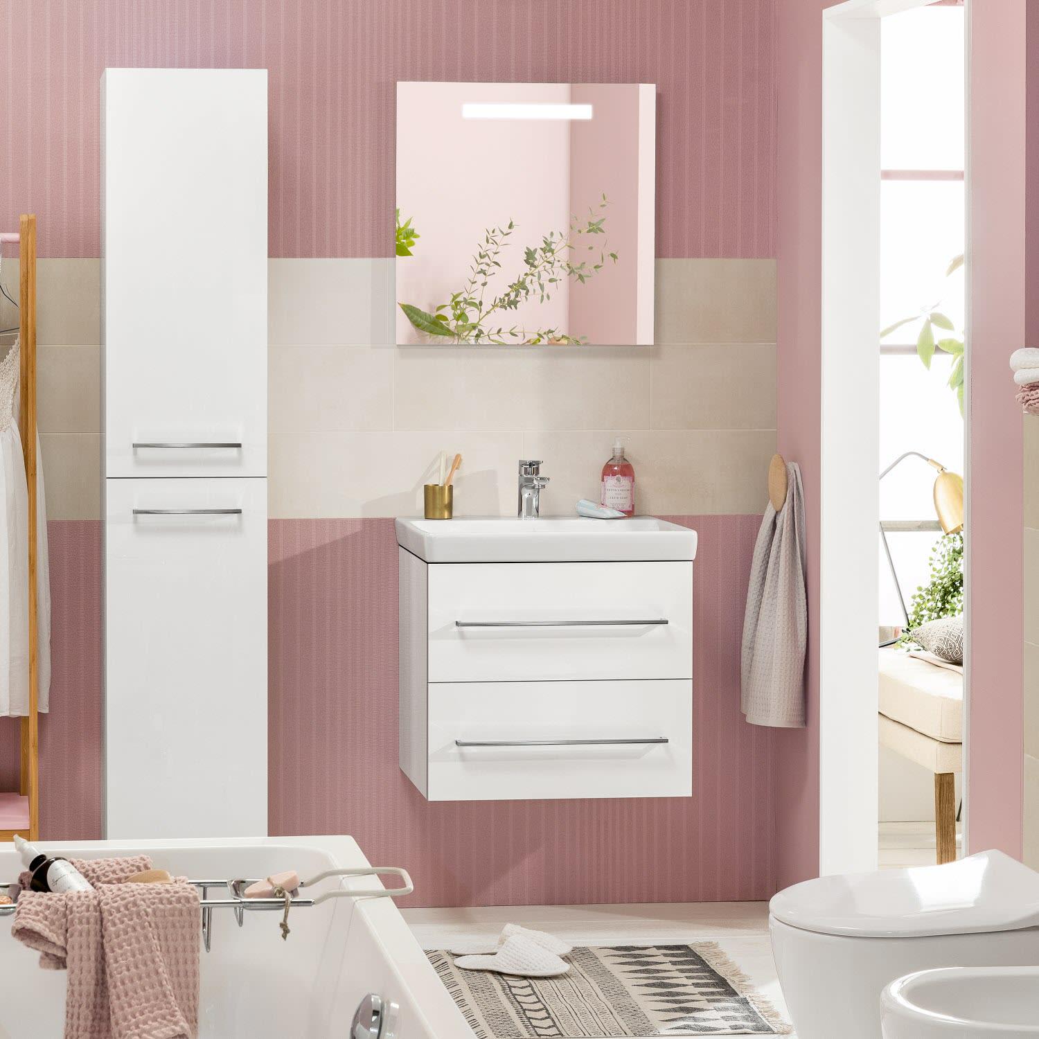 Тумба під умивальник підвісна Villeroy&Boch Avento A88900B4 58x51,4x45,2 см Білий (89230) - фото 9