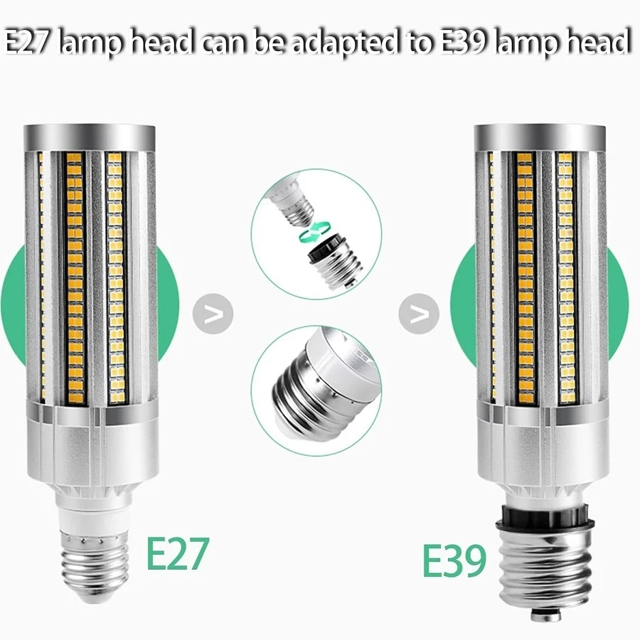 Лампа KukoBot Кукуруза E27 в алюминиевом корпусе на 480 светодиодов 80W - фото 5 Лампа KukoBot Кукуруза E27 в алюминиевом корпусе на 480 светодиодов 80W - фото 5