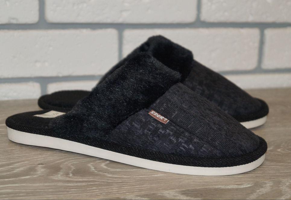 Тапочки комнатные Alex р. 41/42 25,5 см Черный (31021-4142)