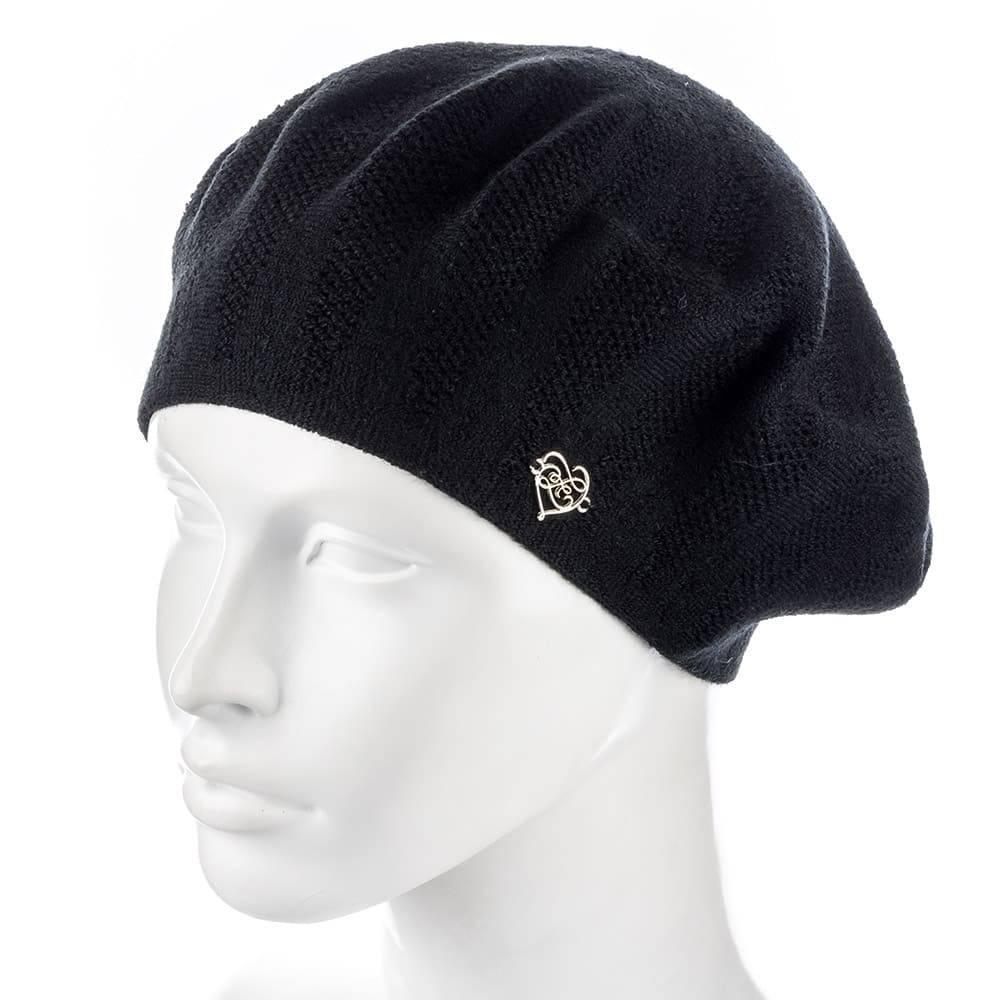 Берет женский Zolly ZH193 двойной Черный