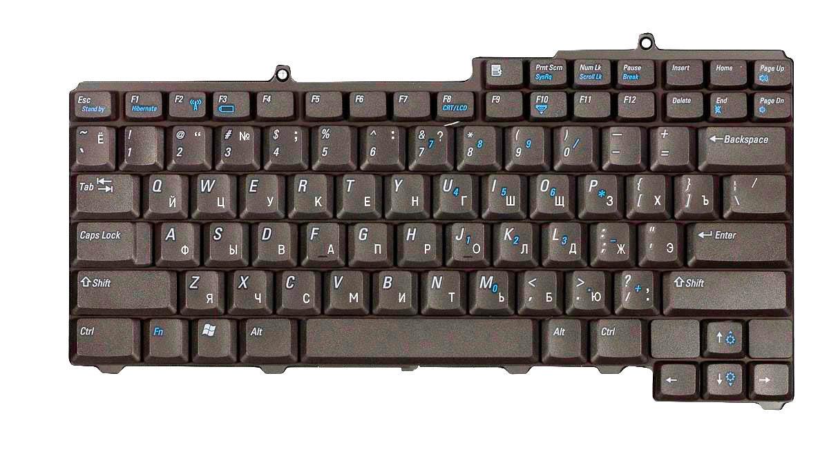Клавиатура для ноутбука Dell Inspiron 6000 Black