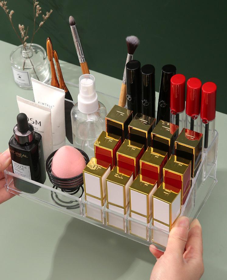 Органайзер для косметики 14513 22х13 см Прозорий (4819623) - фото 3 Органайзер для косметики 14513 22х13 см Прозорий (4819623) - фото 3