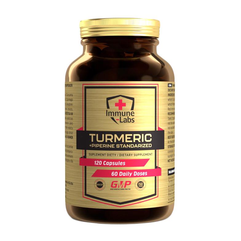 Екстракт кореня куркуми Immune Labs Turmeric + Piperine 120 капс. (22360-01)