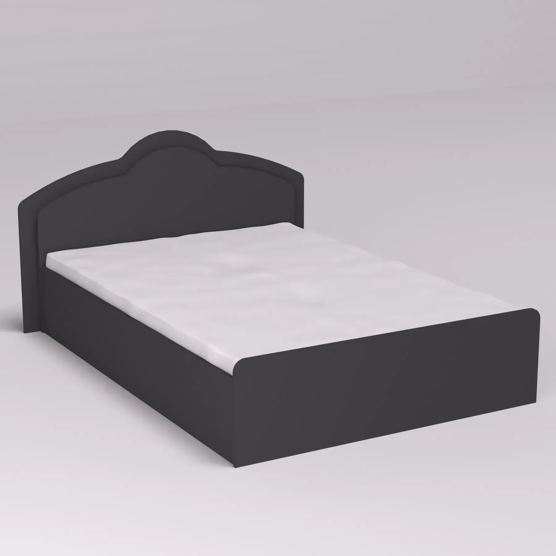 Ліжко двоспальне Kontinent 180х200 см Антрацит (52945011) - фото 1 Ліжко двоспальне Kontinent 180х200 см Антрацит (52945011) - фото 1