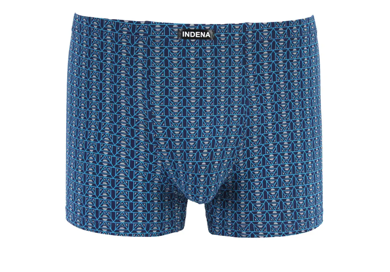 Мужские боксеры Батал стрейчевые INDENA 5XL 2 шт. Синий (11507)