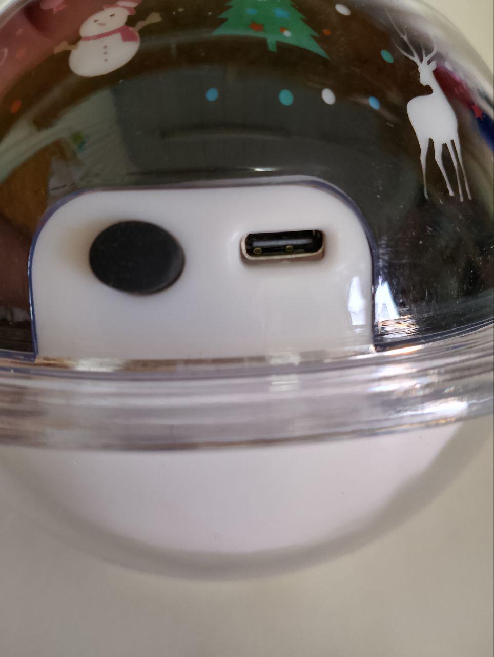 Увлажнитель воздуха-ночник Новый год с подставкой RGB 250 мл (29889753) - фото 8