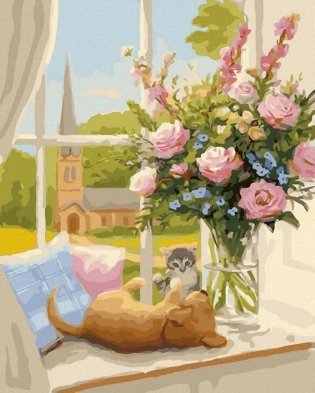 Картина по номерам Brushme Солнечное утро 40x50 см (BK-GX45768) Картина по номерам Brushme Солнечное утро 40x50 см (BK-GX45768)