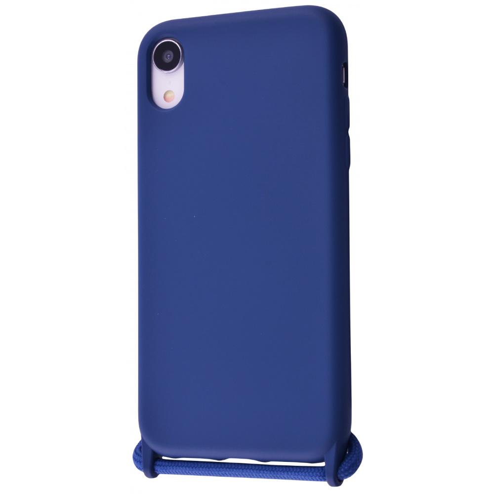 Чехол WAVE Lanyard case TPU для iPhone XR Blue Cobalt