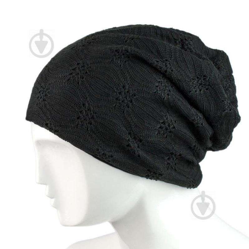 Шапка біні Beani'qe Мереживо Lace One size Чорний (21817)