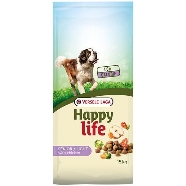 Корм для собак Happy Life Senior Light with Chicken 15 кг