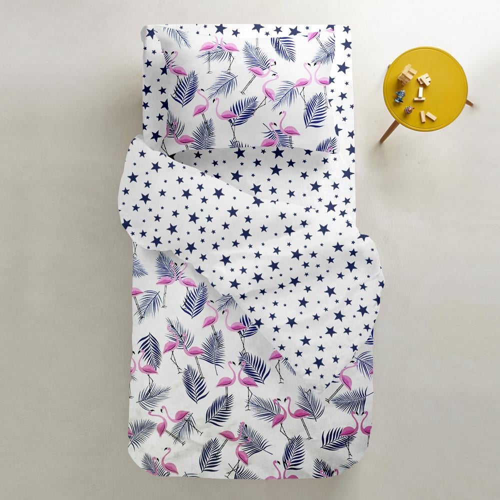 Простирадло полуторне Cosas Stars Blue White 155х240 см (4822070965272) - фото 3 Простирадло полуторне Cosas Stars Blue White 155х240 см (4822070965272) - фото 3