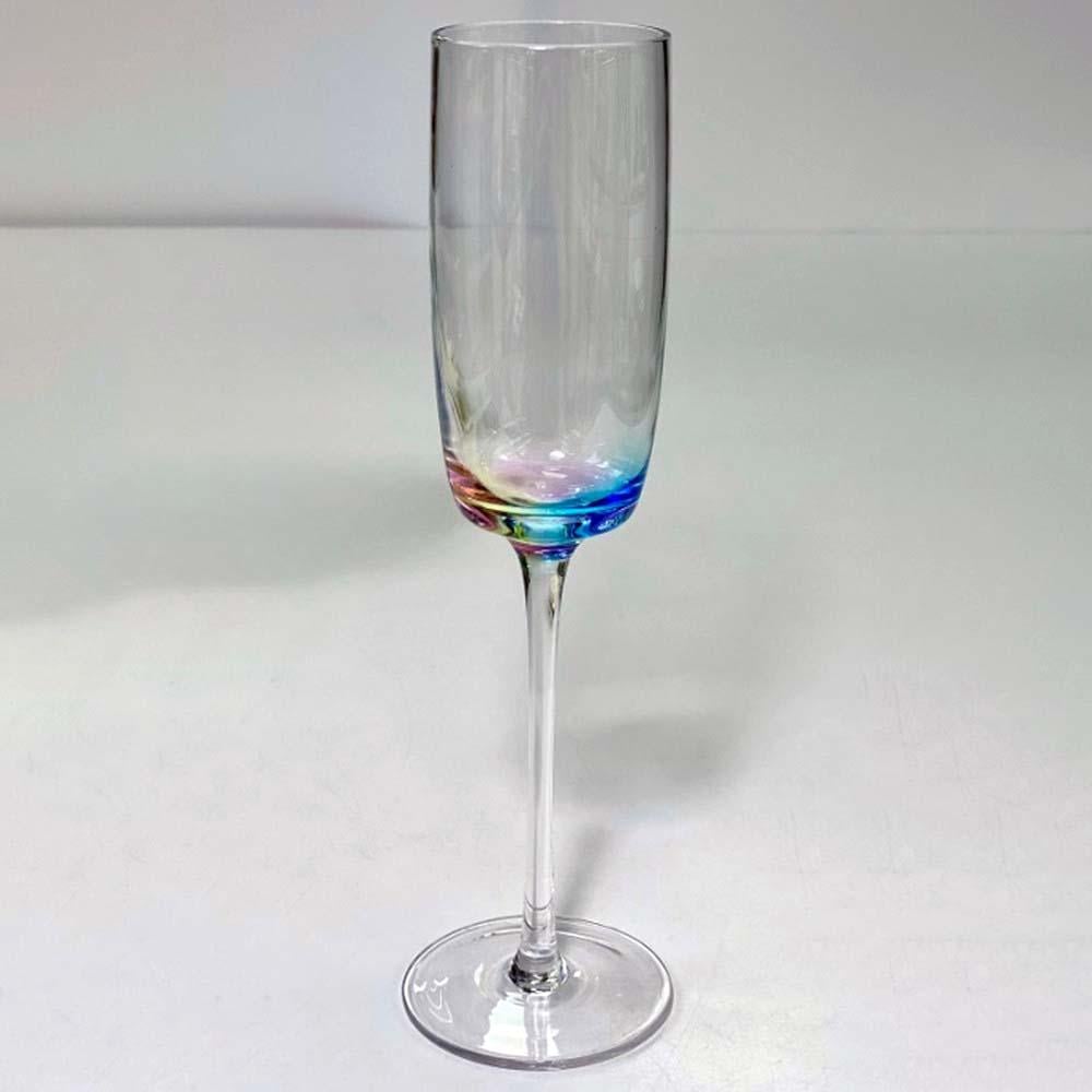Бокал Клер для шампанского с цветным дном 250 мл (21-AT10229)