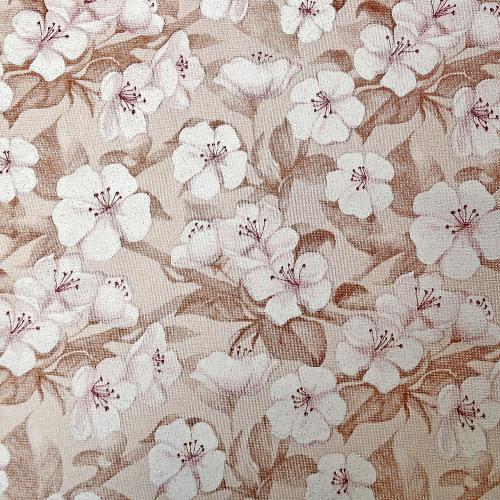 Клейонка Stenson MA-4987 Glitter з принтом на тканинній основі 1,37х20 м