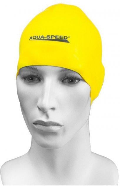 Шапка для плавання Aqua Speed Racer 2113 Жовтий (123-18)