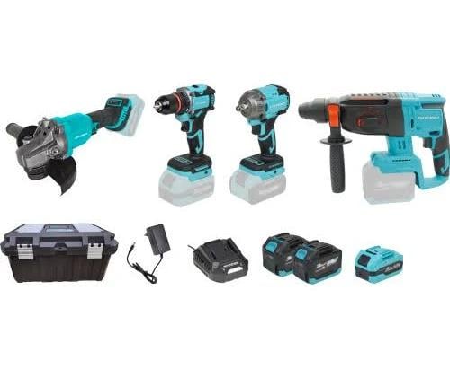 Набор аккумуляторных инструментов Grand № 4 -1 МШУ-125/20BL QF+ДА-20/50UBL+АГ-700UBL HS+ПА-20/26BL (33864424) Набор аккумуляторных инструментов Grand № 4 -1 МШУ-125/20BL QF+ДА-20/50UBL+АГ-700UBL HS+ПА-20/26BL (33864424)