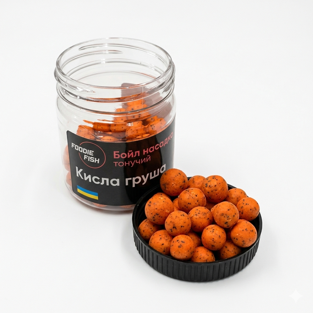 Бойлы насадочные Foodie Fish 10-12 мм 50 г Кислая груша (1910671719)