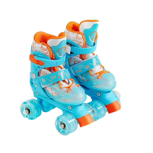 Ковзани роликові Best Roller PU колеса світяться р. 27-30 Blue (141149)