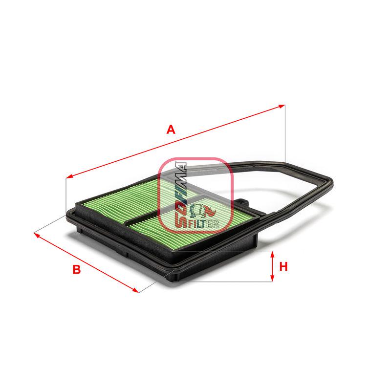 Фільтр повітряний SOFIMA для Honda Civic VII 1,4i/1,6i 01-05- (S 3228 A)