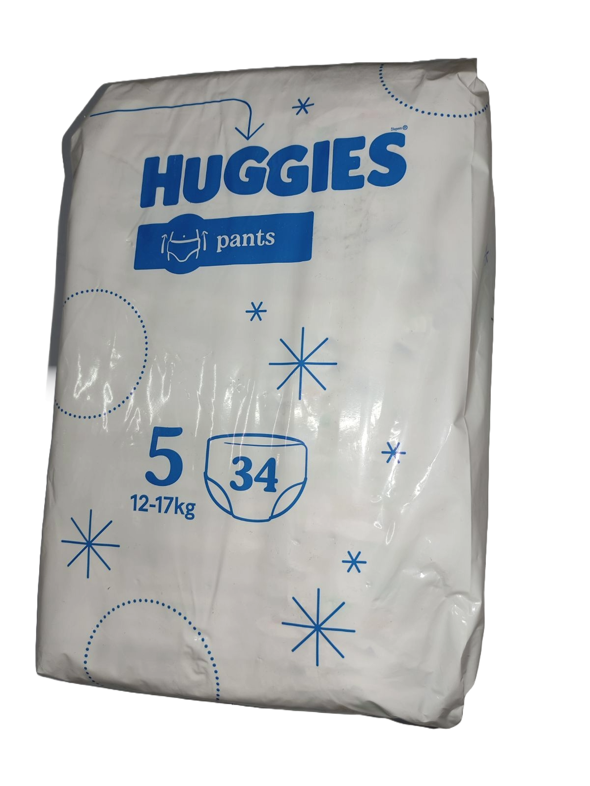 Підгузки Huggies Pants 5 від 12 до 17 кг BOY 34 шт. (5029053564289)