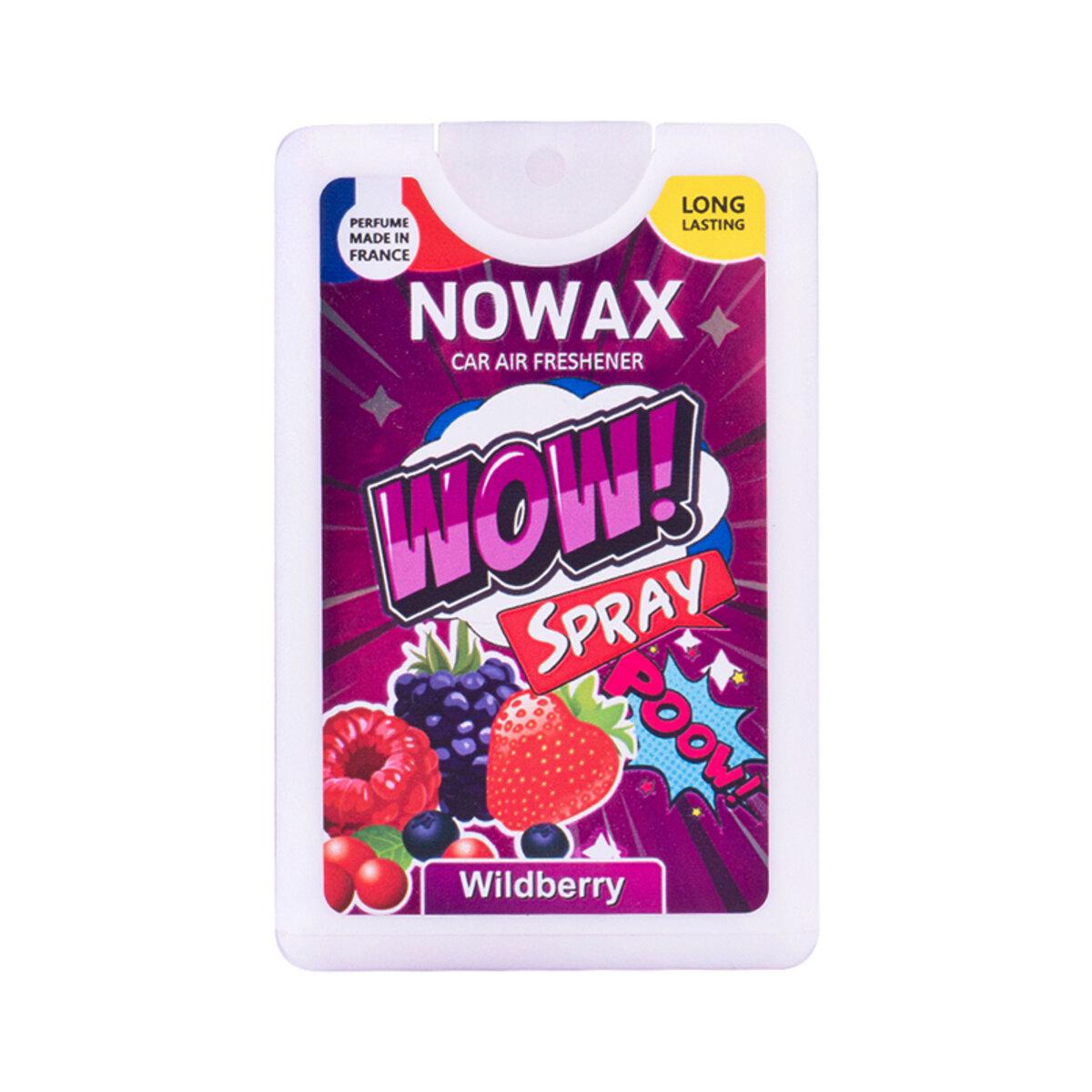 Ароматизатор повітря з розпилювачем Nowax Wow Spray Wildberry 18 мл  (7583)