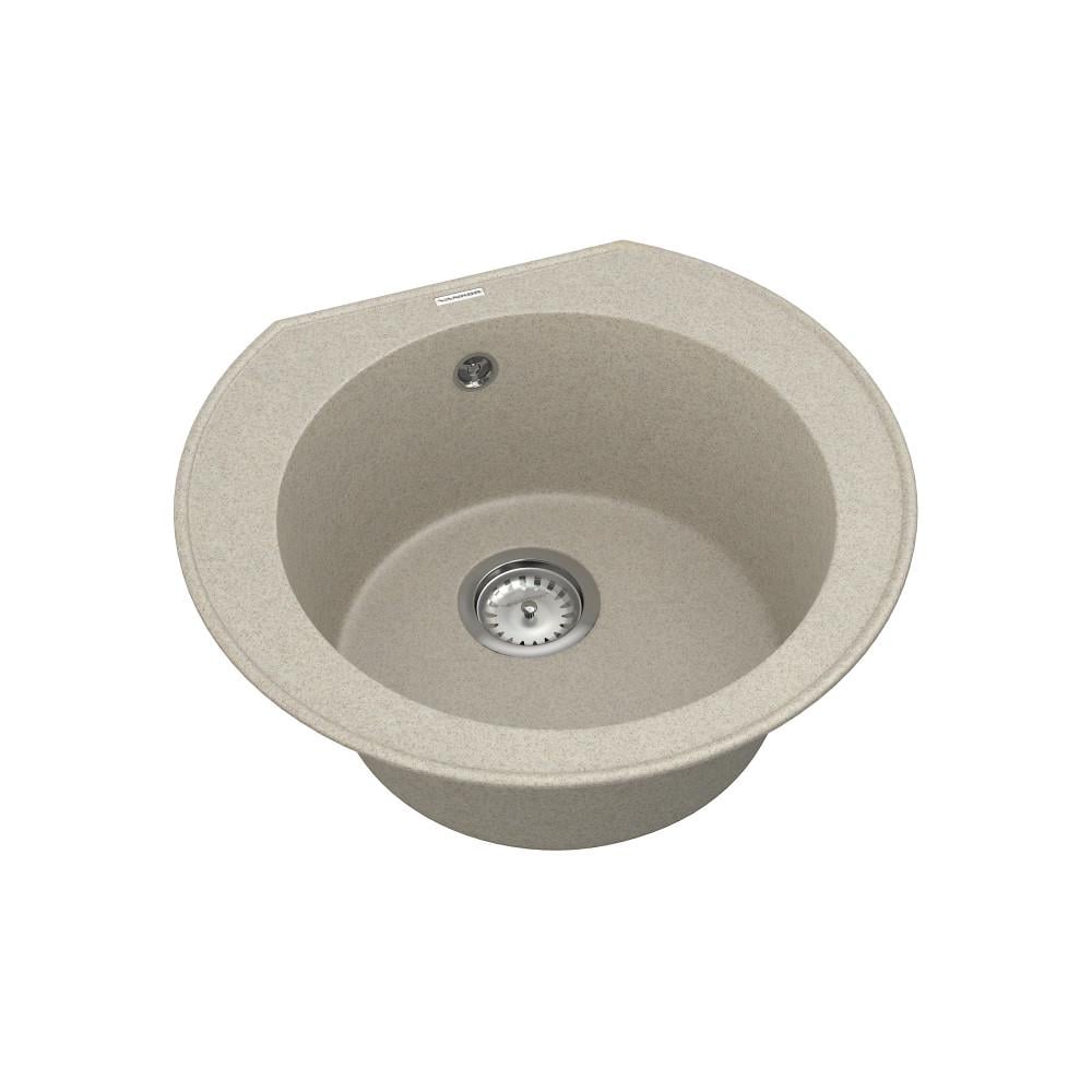 Кухонная мойка VANKOR Kres KMR 01.52 terra с сифоном