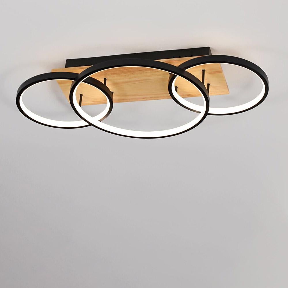 Люстра потолочная светодиодная Light House SRS-20784/600 Черный/Золотой